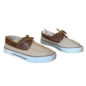 𝅺ROBERT David Tan/Brown Boat Shoes